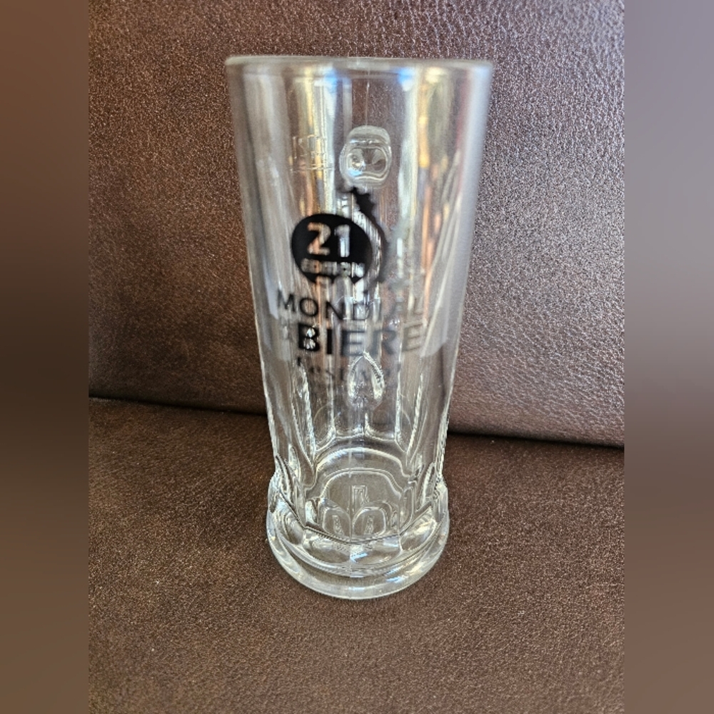 Collectible beer glass Mondial de la Bière WORLD BEER FESTIVAL